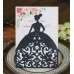 Glitter Marriage Invitation Card Beautiful Girl Holiday Greeting Card 2020 Invitation Card